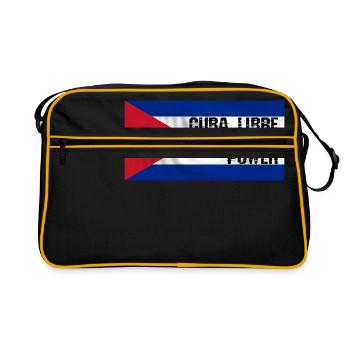 cuba - Retro Tasche - Schwarz/Gold - Vorne
