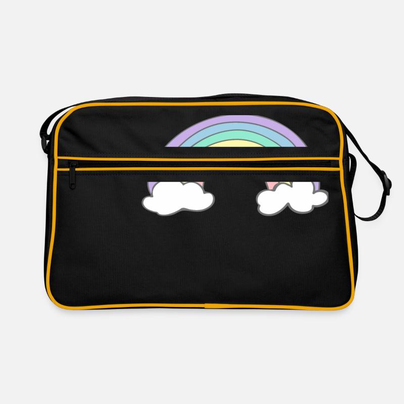 Regenbogen Retro Tasche