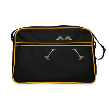 lunettes - Sac Retro - noir/or - Devant