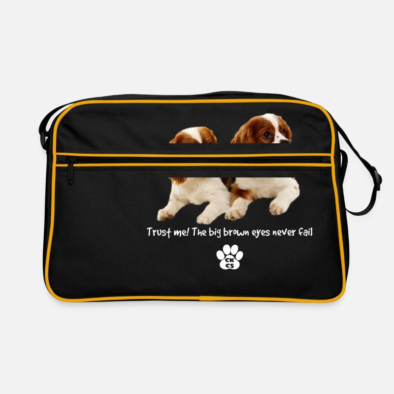 Les grands yeux bruns Sac Retro