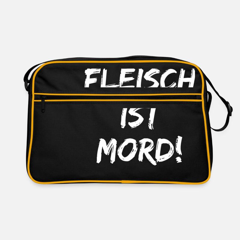 FLEISCH IST MORD Retro Tasche