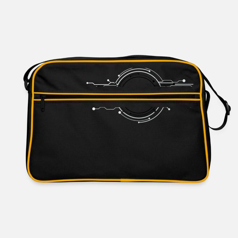 Bitcoin Logo Retro Tasche