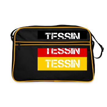 VILLE TESSIN, ALLEMAGNE - Sac Retro - noir/or - Devant