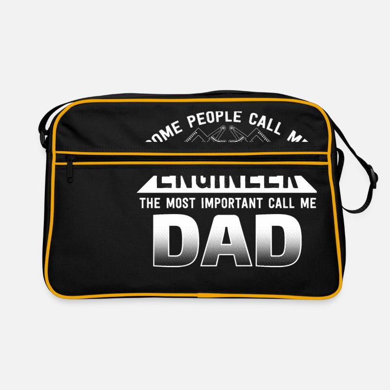 Ingenieur Dad Daddy Papa Geschenk Weihnachten Retro Tasche