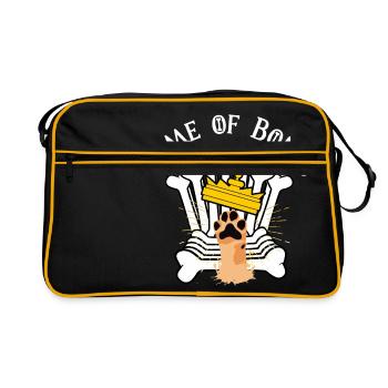 Game of Bones - Retro Bag - black/gold - Front