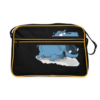 Nielpferd - Sac Retro - noir/or - Devant