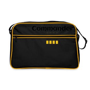 Commander - Retro Bag - black/gold - Front