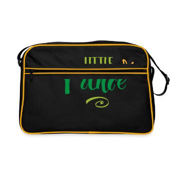 little prince - Retro Tasche - Schwarz/Gold - Vorne