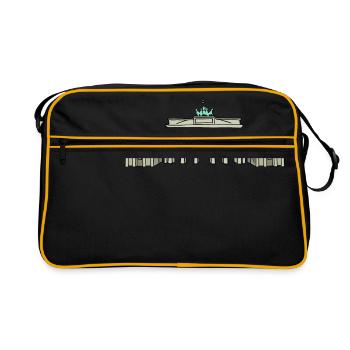 Brandenburg Gate BERLIN c - Retro Bag - black/gold - Front