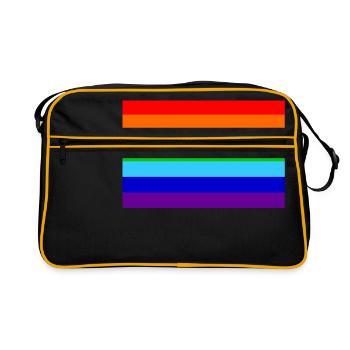 flag - Retro Bag - black/gold - Front