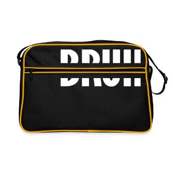 bruh - Sac Retro - noir/or - Devant