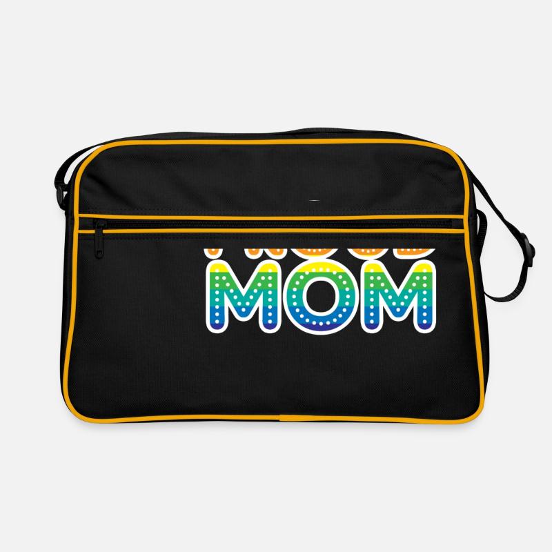 Stolzes Mutter-Mutter-Tagesgeschenk - Shirt Retro Tasche