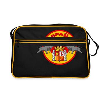 spain espagne - Sac Retro - noir/or - Devant