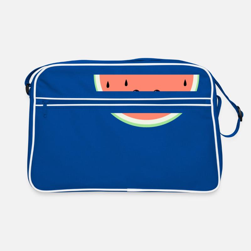 Pastèque heureuse de Kawaii Sac Retro