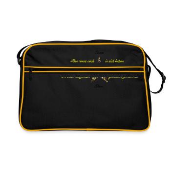 Étoile dansante - Sac Retro - noir/or - Devant