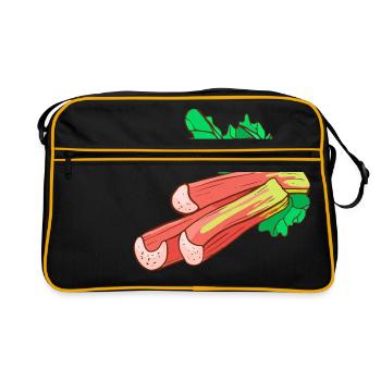 Rhubarbe commun Krauser - Sac Retro - noir/or - Devant