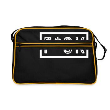 F * ck - Retro Bag - black/gold - Front