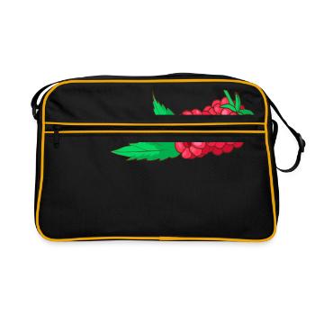 raspberries - Retro Bag - black/gold - Front
