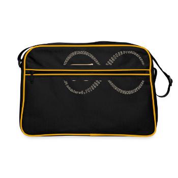 pi - Retro Bag - black/gold - Front
