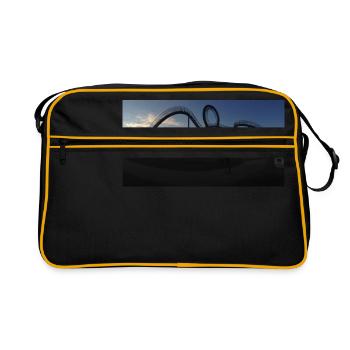 Tiger & Turtle - Retro Bag - black/gold - Front