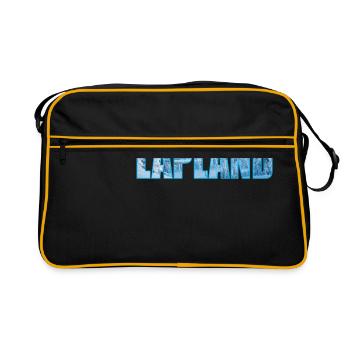 LAPLAND FINLAND - Retro Bag - black/gold - Front