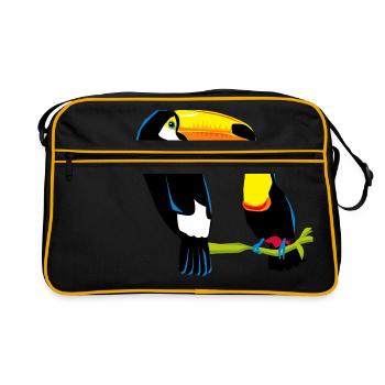 Chemise cool Couple Toucan - Sac Retro - noir/or - Devant