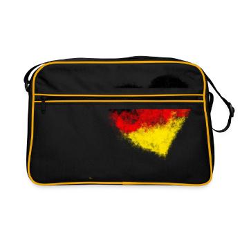WM EM Germany Heart World Champion Football - Retro Bag - black/gold - Front