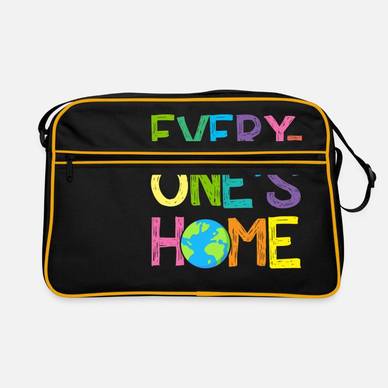 Earth Day Every One's Home Save Our Planet Retro Bag