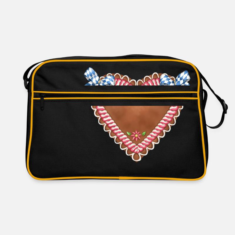 gingerbread heart Retro Bag