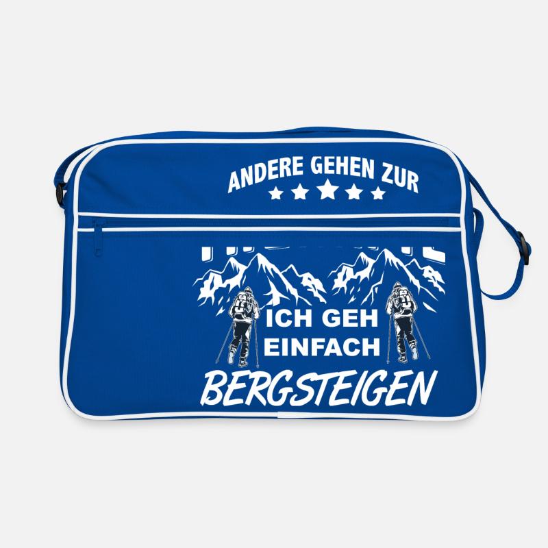 Bergsteigen Retro Tasche