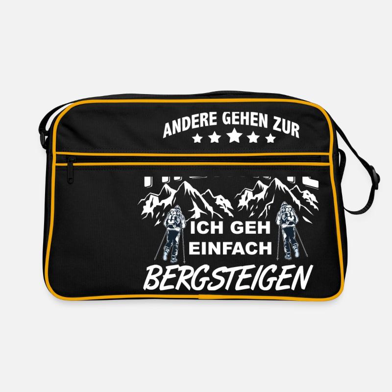 alpinisme - Sac Retro - noir/or