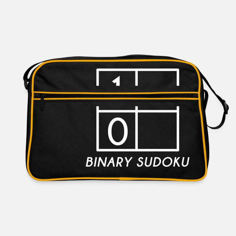 Sudoku Gift Binary Binary Nerd Number Game Retro Bag