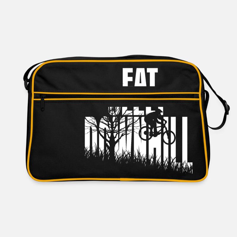 Downhill Geschenk Downhiller shirt Retro Tasche
