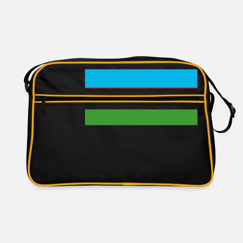 Azerbaycan - Retro Tasche - Schwarz/Gold