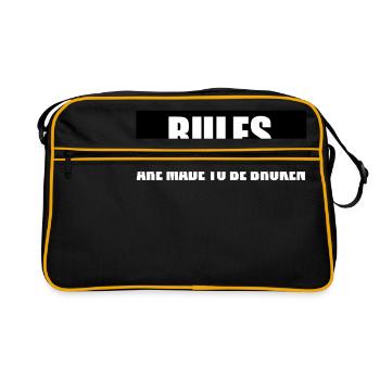 règles - Sac Retro - noir/or - Devant