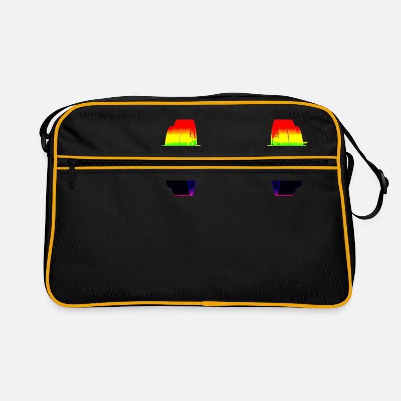 Rainbow dumbbell Retro Bag