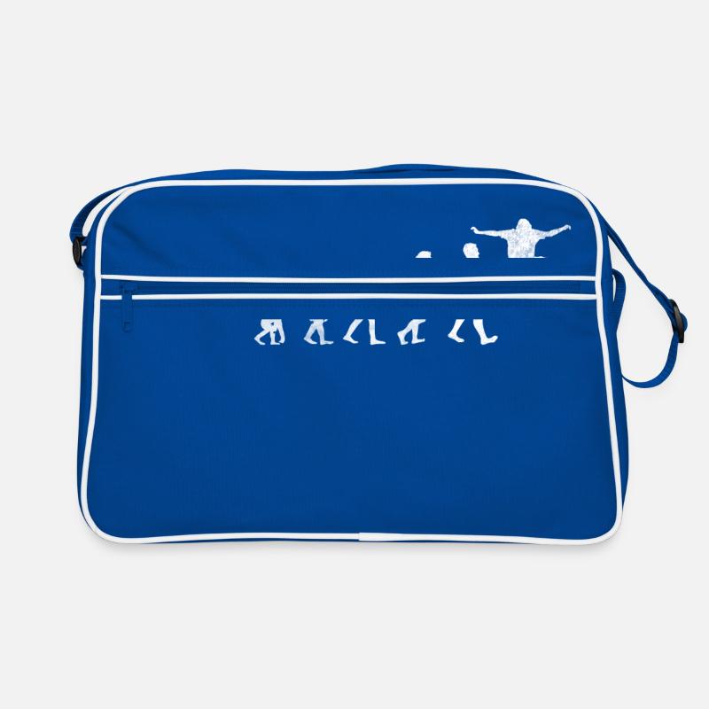 Skateboarder Skater Longboard Geschenk Evolution Retro Tasche