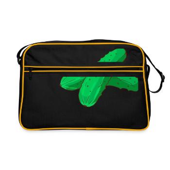 Cornichons cornichons concombres Cornichons concombres - Sac Retro - noir/or - Devant