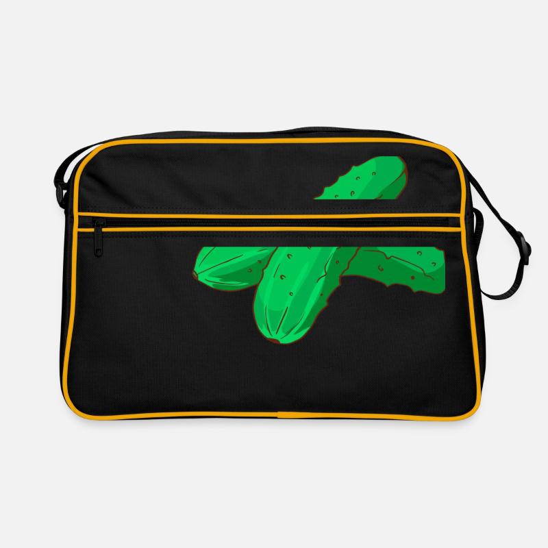 Pickled Gherkins Gherkins Cornichons Cucumbers Retro Bag