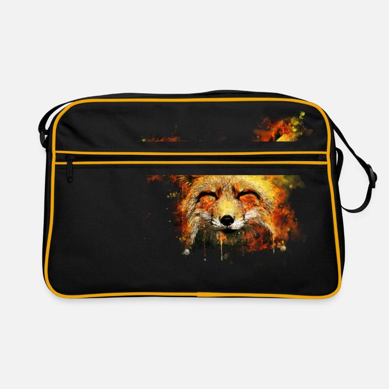 gxp fox fox week-end splatter aquarelle Sac Retro