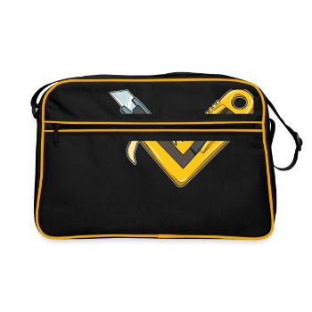 Sharp Banana - Banana Banana Cutter Knife - Retro Bag - black/gold - Front