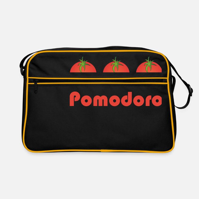 Pomodoro and three tomatoes Retro Bag