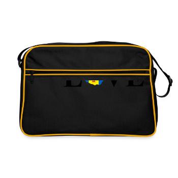 I love Madeira - Retro Bag - black/gold - Front