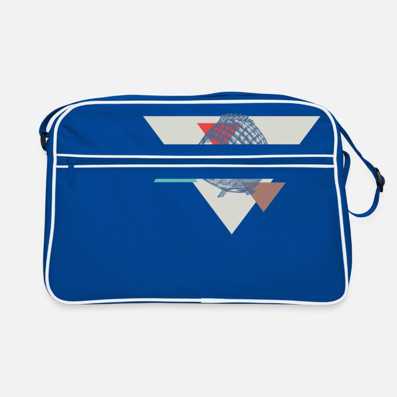 Conception de triangle de poisson Sac Retro
