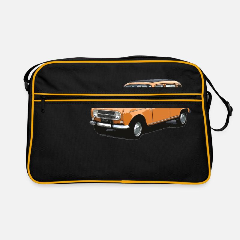 Meine Mode 4l - Retro Tasche - Schwarz/Gold