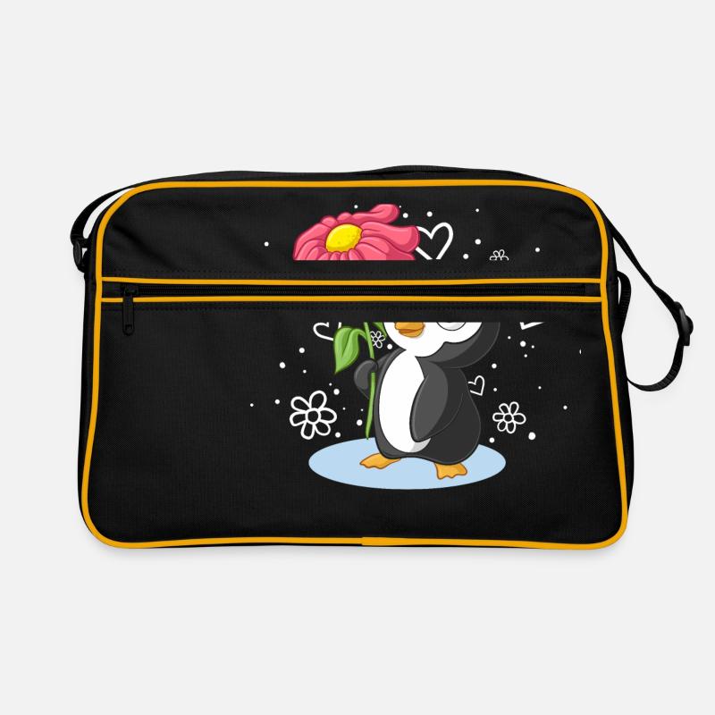 Pinguin Tshirt Sac Retro