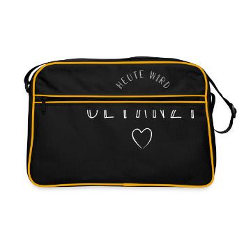 Dancing party women girls disco is being danced today - Retro Bag - black/gold - Front