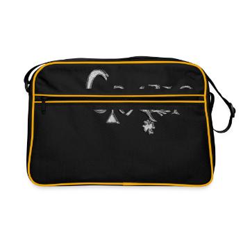 Crazy - Retro Bag - black/gold - Front
