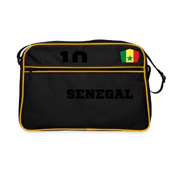 Equipe de l'équipe du SENEGAL - Sac Retro - noir/or - Devant