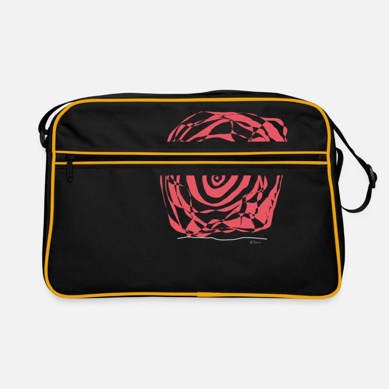 Line color Retro Tasche